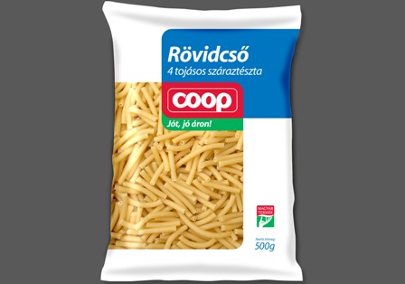 COOP 4 tojásos Rövidcső 500g